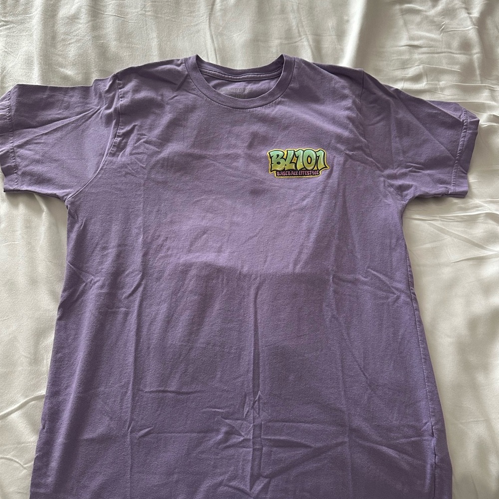 Kids Purple Graphic Tee with 'BL101' Logo